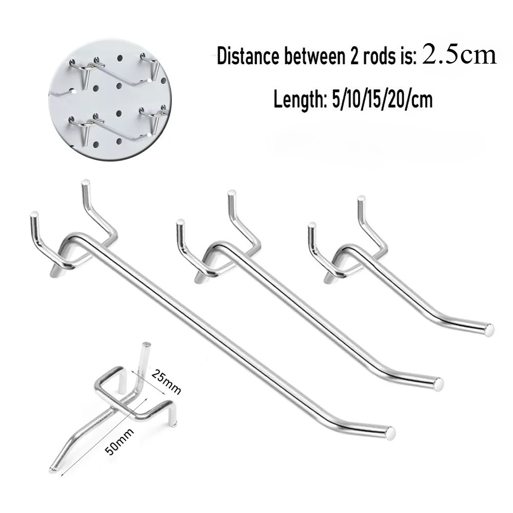 Workshop Tools.Hanging Board - Lot de 5 crochets pour panneau