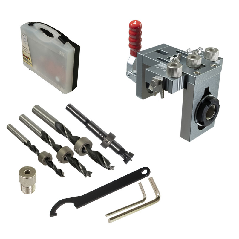 Pocket Hole Jig - Gabarits de cheville à pince rapide,