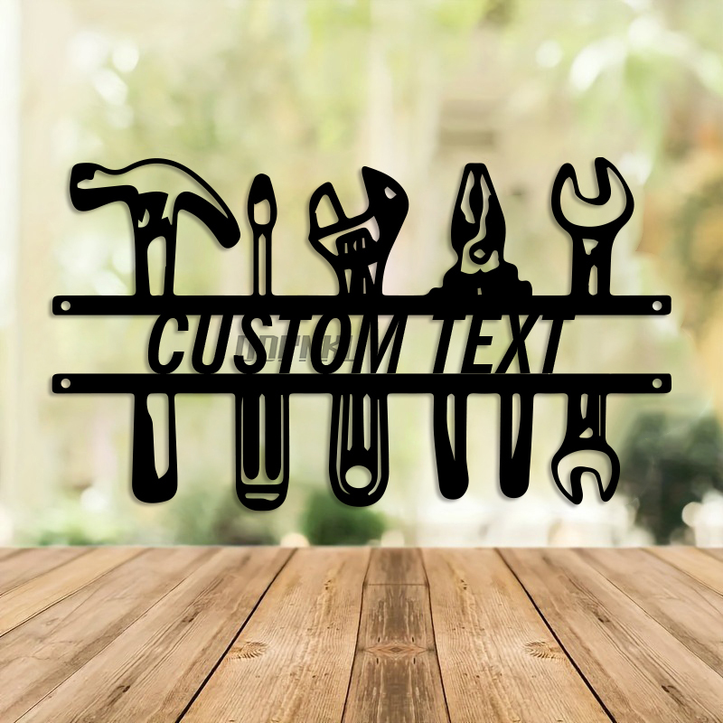 Art mural en fer de Style indu - Workshop Tools And Names avis et prix