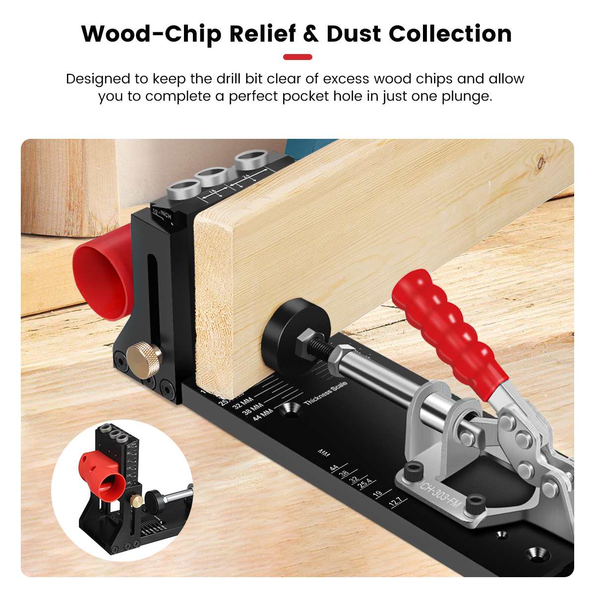 ENChain YWOOD XK4-Gabarit de P - Pocket Hole Jig avis et prix