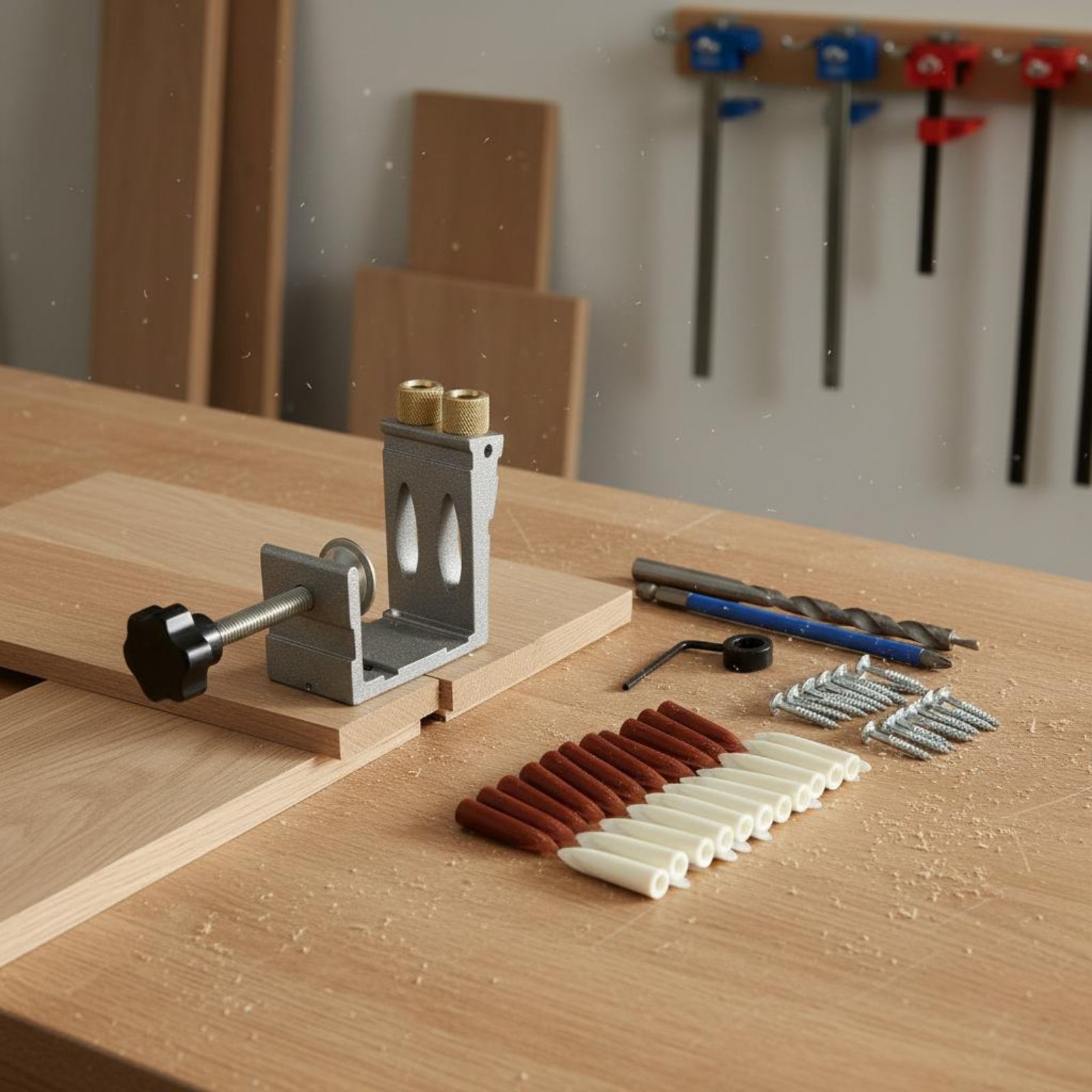 Gabarit de perçage d'angle 47  - Pocket Hole Jig avis et prix
