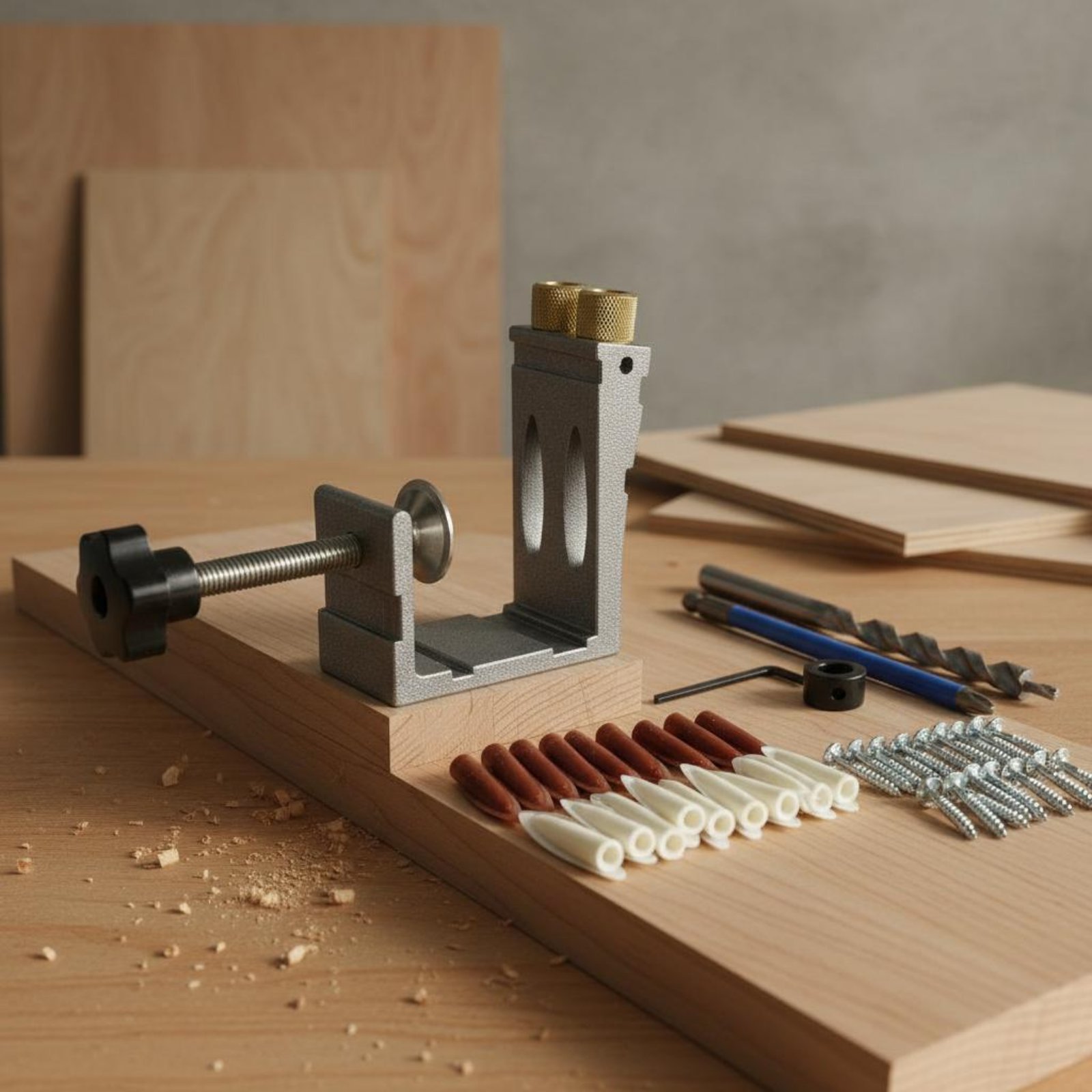 Gabarit de perçage d'angle 47  - Pocket Hole Jig avis et prix
