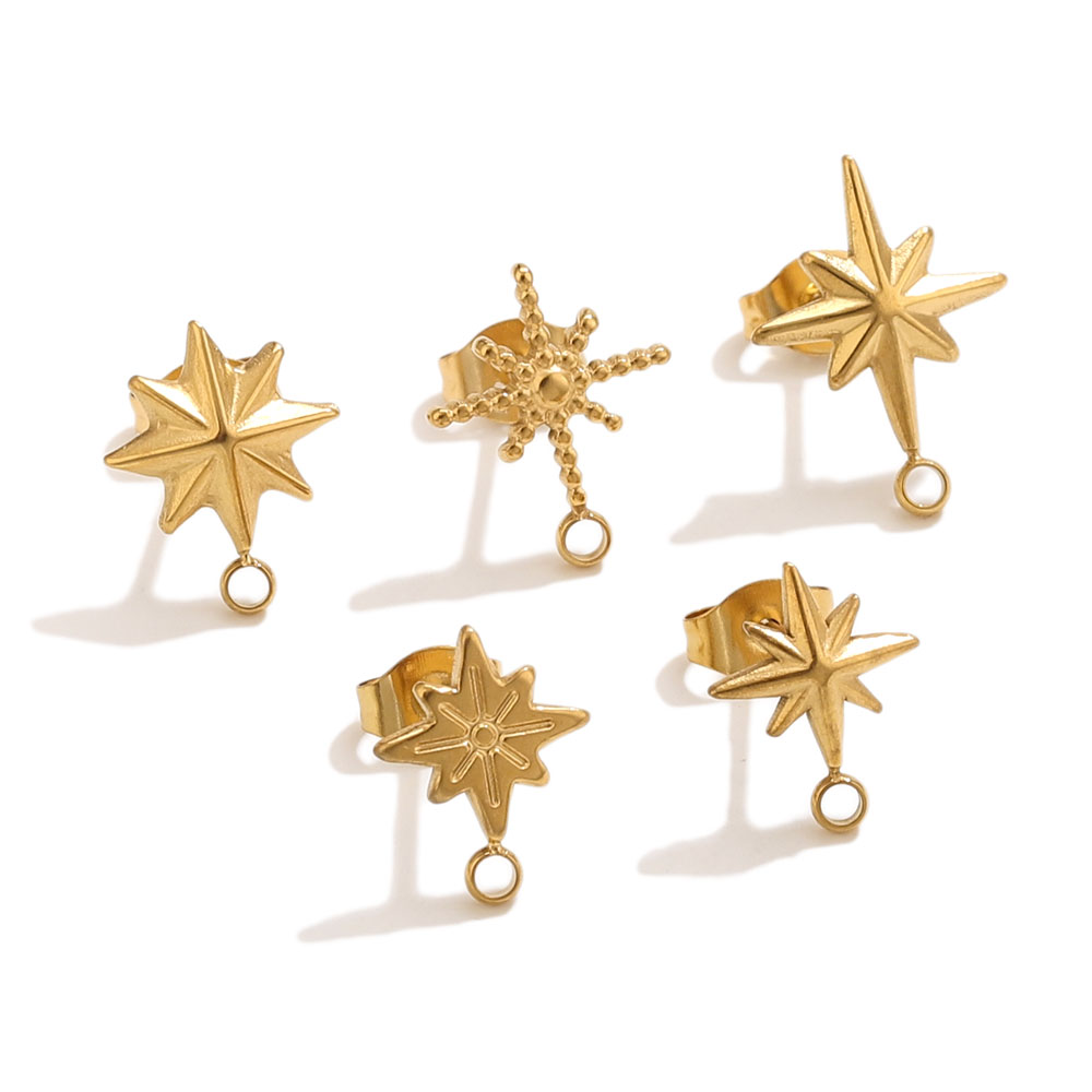 6 pièces Clous d'oreilles étoi - Tools Jewelry Making avis et prix