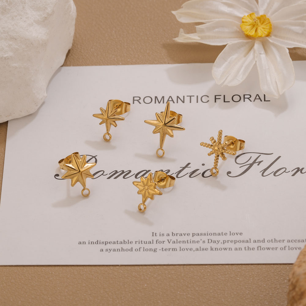 6 pièces Clous d'oreilles étoi - Tools Jewelry Making avis et prix