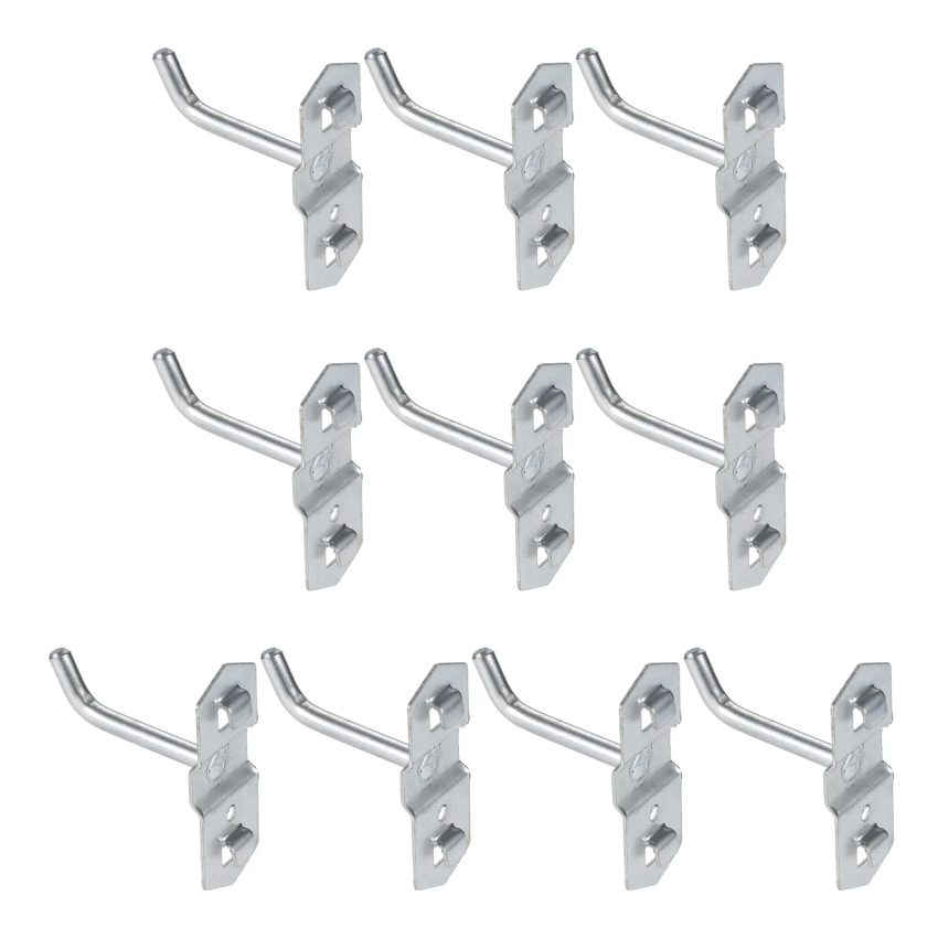 Lot de 10 crochets obliques en - Workshop Tools.Hanging Board avis et prix